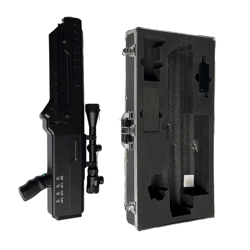  金银川路街道手持便携式枪型低空防御反制四通道A型