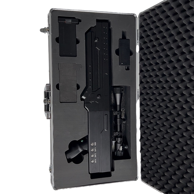  金银川路街道手持便携式枪型低空防御反制四通道B型