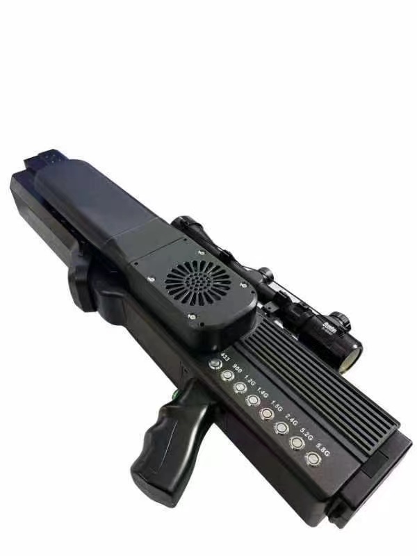  金银川路街道手持便携式枪型低空防御反制八通道